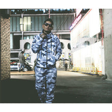 画像をギャラリービューアに読み込む, DOWBL/ ダブル/ Camo fleece Hooded Setup  【全1色】