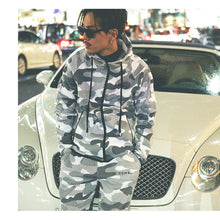 画像をギャラリービューアに読み込む, DOWBL/ ダブル/ Camo fleece Hooded Setup  【全1色】