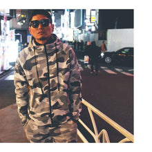 画像をギャラリービューアに読み込む, DOWBL/ ダブル/ Camo fleece Hooded Setup  【全1色】