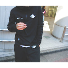 画像をギャラリービューアに読み込む, DOWBL/ ダブル/ Half Zip Symbolic Hooded Setup  【全1色】