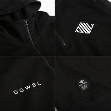 画像をギャラリービューアに読み込む, DOWBL/ ダブル/ Half Zip Symbolic Hooded Setup  【全1色】