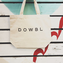 画像をギャラリービューアに読み込む, DOWBL/ ダブル/ Basic Logos Canvas Tote Bag  【全1色】