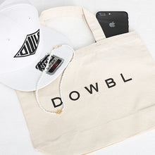 画像をギャラリービューアに読み込む, DOWBL/ ダブル/ Basic Logos Canvas Tote Bag  【全1色】