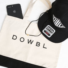 画像をギャラリービューアに読み込む, DOWBL/ ダブル/ Basic Logos Canvas Tote Bag  【全1色】