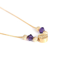 画像をギャラリービューアに読み込む, DOWBL/ ダブル/ THE RICH Purple Gold Chain Necklace  【全1色】