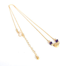 画像をギャラリービューアに読み込む, DOWBL/ ダブル/ THE RICH Purple Gold Chain Necklace  【全1色】