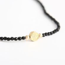 画像をギャラリービューアに読み込む, DOWBL/ ダブル/ Circle Onyx Beads Necklace  【全1色】