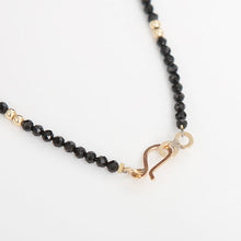 画像をギャラリービューアに読み込む, DOWBL/ ダブル/ Circle Onyx Gold Beads Necklace  【全1色】