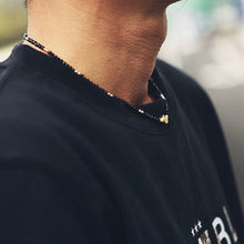 画像をギャラリービューアに読み込む, DOWBL/ ダブル/ Circle Onyx Gold Beads Necklace  【全1色】