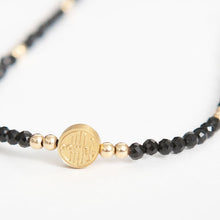 画像をギャラリービューアに読み込む, DOWBL/ ダブル/ Circle Onyx Gold Beads Necklace  【全1色】
