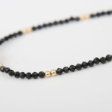 画像をギャラリービューアに読み込む, DOWBL/ ダブル/ Circle Onyx Gold Beads Necklace  【全1色】