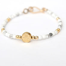 画像をギャラリービューアに読み込む, DOWBL/ ダブル/ Circle Grain Gold Beads Bracelet  【全1色】
