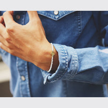 画像をギャラリービューアに読み込む, DOWBL/ ダブル/ Circle Grain Beads Bracelet  【全1色】