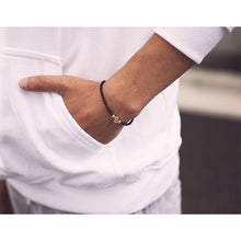 画像をギャラリービューアに読み込む, DOWBL/ ダブル/ Circle Onyx Beads Bracelet  【全1色】