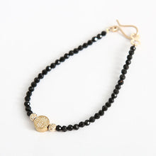画像をギャラリービューアに読み込む, DOWBL/ ダブル/ Circle Onyx Beads Bracelet  【全1色】