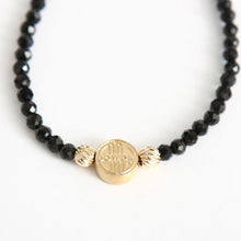 画像をギャラリービューアに読み込む, DOWBL/ ダブル/ Circle Onyx Beads Bracelet  【全1色】