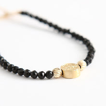 画像をギャラリービューアに読み込む, DOWBL/ ダブル/ Circle Onyx Beads Bracelet  【全1色】