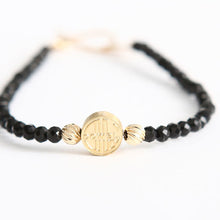画像をギャラリービューアに読み込む, DOWBL/ ダブル/ Circle Onyx Beads Bracelet  【全1色】