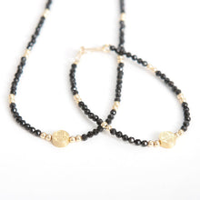 画像をギャラリービューアに読み込む, DOWBL/ ダブル/ Circle Onyx Gold Beads Bracelet  【全1色】