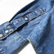 画像をギャラリービューアに読み込む, DOWBL/ ダブル/ Botanical Logo Splash Denim Shirt  【全1色】