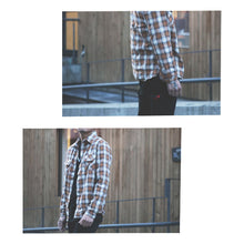 画像をギャラリービューアに読み込む, DOWBL/ ダブル/ Revitalizin Damage Check Shirt  【全1色】