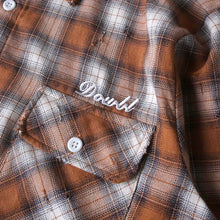 画像をギャラリービューアに読み込む, DOWBL/ ダブル/ Revitalizin Damage Check Shirt  【全1色】