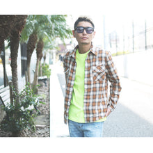 画像をギャラリービューアに読み込む, DOWBL/ ダブル/ Revitalizin Damage Check Shirt  【全1色】