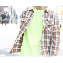 画像をギャラリービューアに読み込む, DOWBL/ ダブル/ Revitalizin Damage Check Shirt  【全1色】