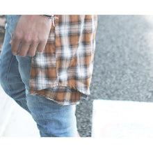画像をギャラリービューアに読み込む, DOWBL/ ダブル/ Revitalizin Damage Check Shirt  【全1色】