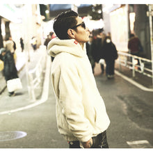 画像をギャラリービューアに読み込む, DOWBL/ ダブル/ Kiss Icon Attractive Boa Hoodie  【全1色】