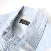画像をギャラリービューアに読み込む, DOWBL/ ダブル/ Brilliant Rhombus Bleach Denim JKT  【全1色】