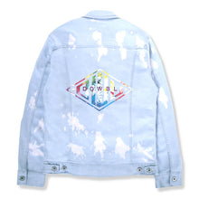 画像をギャラリービューアに読み込む, DOWBL/ ダブル/ Brilliant Rhombus Bleach Denim JKT  【全1色】