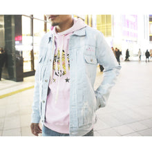 画像をギャラリービューアに読み込む, DOWBL/ ダブル/ Brilliant Rhombus Bleach Denim JKT  【全1色】