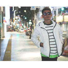 画像をギャラリービューアに読み込む, DOWBL/ ダブル/ Studded Logo Nylon JKT  【全1色】