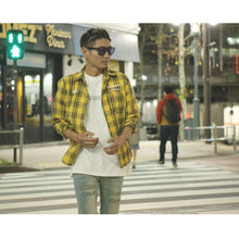 画像をギャラリービューアに読み込む, DOWBL/ ダブル/ Insane Rhombus Logo Check Shirt  【全2色】