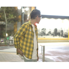 画像をギャラリービューアに読み込む, DOWBL/ ダブル/ Insane Rhombus Logo Check Shirt  【全2色】