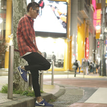 画像をギャラリービューアに読み込む, DOWBL/ ダブル/ Insane Rhombus Logo Check Shirt  【全2色】