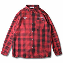 画像をギャラリービューアに読み込む, DOWBL/ ダブル/ Insane Rhombus Logo Check Shirt  【全2色】