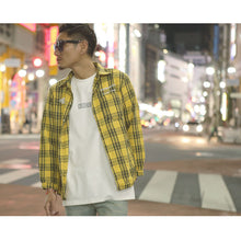画像をギャラリービューアに読み込む, DOWBL/ ダブル/ Insane Rhombus Logo Check Shirt  【全2色】