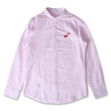 画像をギャラリービューアに読み込む, DOWBL/ ダブル/ Kiss Logo Pleasant Linen Shirt  【全1色】