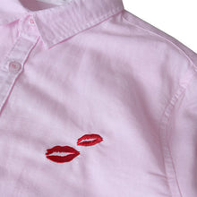 画像をギャラリービューアに読み込む, DOWBL/ ダブル/ Kiss Logo Pleasant Linen Shirt  【全1色】