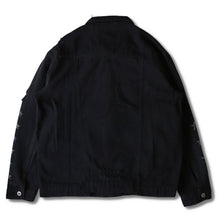 画像をギャラリービューアに読み込む, DOWBL/ ダブル/ Cruisy Star Damage Black Denim JKT  【全1色】