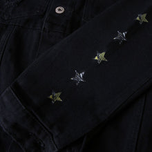 画像をギャラリービューアに読み込む, DOWBL/ ダブル/ Cruisy Star Damage Black Denim JKT  【全1色】