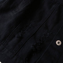 画像をギャラリービューアに読み込む, DOWBL/ ダブル/ Cruisy Star Damage Black Denim JKT  【全1色】