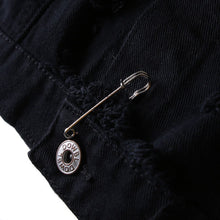 画像をギャラリービューアに読み込む, DOWBL/ ダブル/ Cruisy Star Damage Black Denim JKT  【全1色】