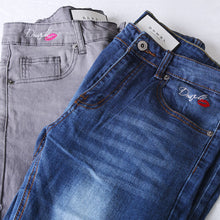 画像をギャラリービューアに読み込む, DOWBL/ ダブル/ Hottie Kiss Logo Strech Skinny Pants  【全1色】