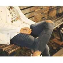 画像をギャラリービューアに読み込む, DOWBL/ ダブル/ Smashing Kiss Logo Strech Skinny Pants  【全1色】