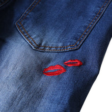 画像をギャラリービューアに読み込む, DOWBL/ ダブル/ Smashing Kiss Logo Strech Skinny Pants  【全1色】