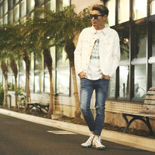 画像をギャラリービューアに読み込む, DOWBL/ ダブル/ Smashing Kiss Logo Strech Skinny Pants  【全1色】