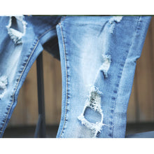 画像をギャラリービューアに読み込む, DOWBL/ ダブル/ Vintage Hole Clash Denim  【全1色】
